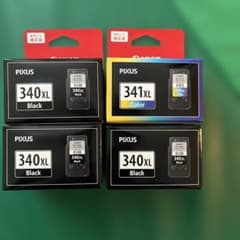 Canon 純正インク BC-340XL BC-341XL 4個セット - メルカリ