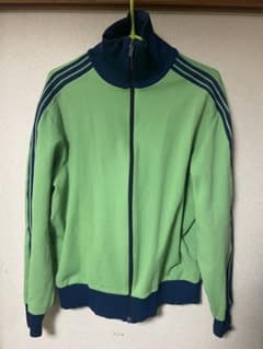 adidas アディダス　ジャージ　トラックジャケット　グリーン　デサントのサムネイル