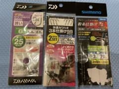 カワハギ仕掛け2セット×2個＋替針5本×5個のサムネイル