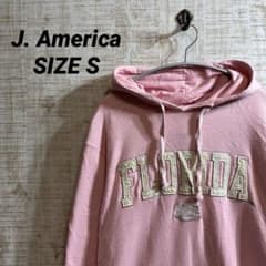 む*♪様 J. America フロリダ ロゴ入り ピンク パーカーのサムネイル