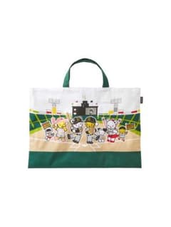 阪神タイガース × familiar レッスンバッグ　ファミリア　バッグ ファミリア 阪神 タイガース コラボ 限定 レッスンバッグ - メルカリ