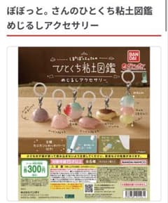 ぽぼっと。さんのひとくち粘土図鑑 めじるしアクセサリーのサムネイル