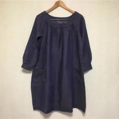 ケロちゃん 様 専用 リゼッタ リネンデニム ワンピースのサムネイル