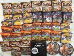 ヒロセ通商 ラーメン（乾麺）醤油・塩・味噌・豚骨　合計34袋+焼きそば2カップのサムネイル