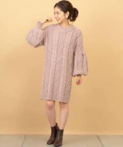 who's who Chico ケーブルニットワンピースのサムネイル