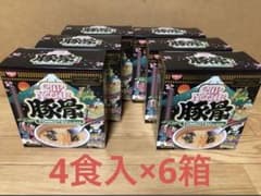 4食入り× 6箱　豚骨　ご当地カップヌードルミニ 日清 土産 ラーメン セットのサムネイル