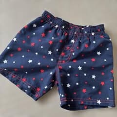 男の子 水着 星柄 ネイビー 100cm サーフパンツのサムネイル
