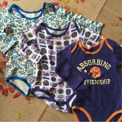 中古♡ロンパース♡肌着♡3枚セットのサムネイル