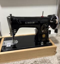 【美品】シンガー アンティークミシン モーター+ペダル付