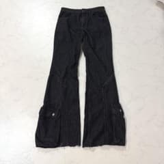 古着 ブーツカット フレア ベルボトム カーゴパンツ デニムパンツ y2k 