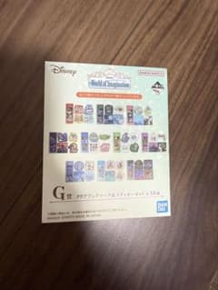 一番くじ Disney G賞 クリアブックマーク＆ステッカーのサムネイル
