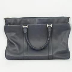 BALLY バリー bally ビジネスバック シボ革 本革 ネイビーのサムネイル