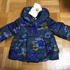 80☆hakkababy☆未使用タグ付☆中綿コートのサムネイル
