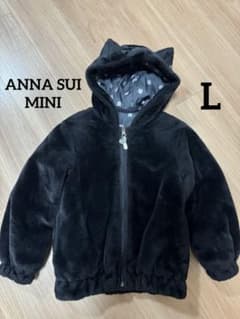 猫耳フード ファーブルゾン アナスイミニ ブラック 130〜140 - メルカリ