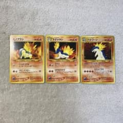 旧裏 ヒノアラシ マグマラシ バクフーン エンテイ ポケモン - 旧裏ヒノアラシ・マグマラシ ポケモンカードセット
