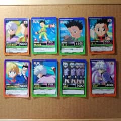 HUNTER × HUNTER 카드 다스 곤 & 키루아 이름 콤비 4 인조 세트