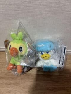 ポケモン 一番くじ クワッス、サルノリ G賞 ぬいぐるみのサムネイル