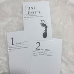 ニューボーンフォト＊マンスリーカード/月齢カード/月齢フォト/Jtstbornのサムネイル
