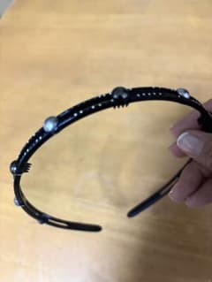 アレクサンドル•ドゥ•パリブラック ヘアバンド カチューシャのサムネイル