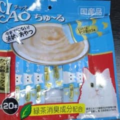 チャオちゅーる　とりささみかつお節ミックス味　２０本パックのサムネイル