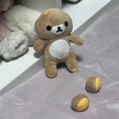 リラックマ ぬいぐるみ　みみ取れる　マグネットのサムネイル