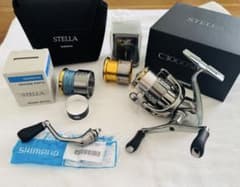 未使用品　18ステラ C3000SDHG・替えスプール付きのサムネイル
