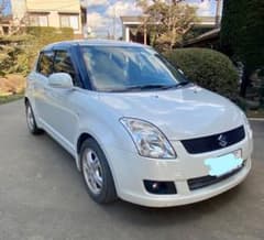 スズキ　スイフト車検あり　ZC71S ホワイト　機関絶好調　格安のサムネイル