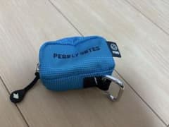 PEARLY GATES 青 ナイロンポーチ カラビナ付きのサムネイル