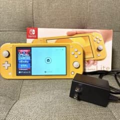 Nintendo Switch Lite イエロー 本体 充電器 箱付き - メルカリ