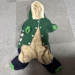 犬の服 秋冬服 フード付き ドッグウェア つなぎ 裏起毛のサムネイル