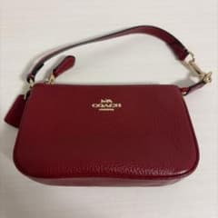 coach コーチ ハンドバッグ ミニポーチ アクセサリー レッド 赤色 金 