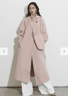 ANDREA&Co. ペールウールコート ピンク 未使用 新品のサムネイル