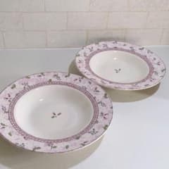 JOHNSON  BROTHERS Rose Damask スープ皿2枚のサムネイル