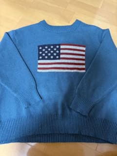 GORCE アメリカ国旗刺繍 ニットセーターのサムネイル