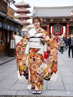 【145~159センチぐらいの方が適応サイズ】振袖フルセット 145~159センチぐらいの方が適応サイズ】振袖フルセット - メルカリ