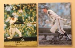カルビープロ野球カード 高田繫 選手 1974年 785番 854番 2枚セット