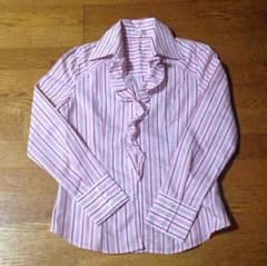 PLPS様専用 ナラカミーチェ ストライプシャツ ピンク系 正規品のサムネイル