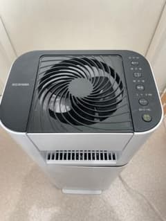 アイリスオーヤマ サーキュレーター衣類乾燥除湿機 ホワイト グレー IJD-I…のサムネイル