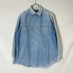 90s ポロカントリー ラルフローレン デニムシャツ ハミルトン社製 80s ポロ カントリー ラルフローレン デニムシャツ ハミルトン社 L