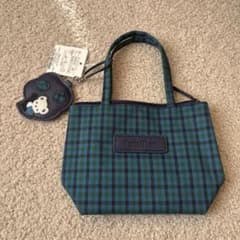 familiar ミニトートバッグ チェック柄のサムネイル