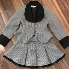 キャサリンコテージ 卒園式 入学式 フォーマルスーツ 千鳥格子 冠婚葬祭 120のサムネイル