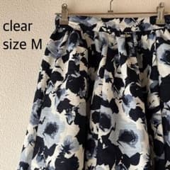 clear花柄フレアスカート Mサイズ