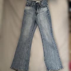 MOUSSY フレアデニムパンツ ブルーのサムネイル