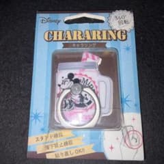 新品未使用 Disney CHARARING ミニーマウス スマホリングのサムネイル