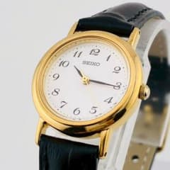 [전지 교환 완료] SEIKO 세이코 여성 시계 신품 벨트 골드