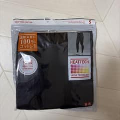 UNIQLO ヒートテックコットンタイツ 極暖 ブラック Sのサムネイル