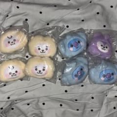 BT21 ガチャガチャ ぬいぐるみクリップ セット