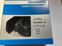 ★新品未開封　シマノALIVIO CS-HG51-8 スプロケット 11-28Tのサムネイル
