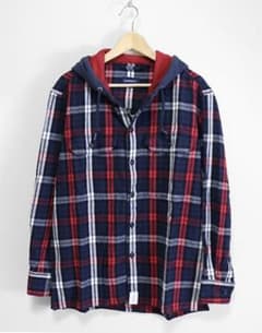 DESCENDANT STONER HOODED SHIRT フード ネルシャツのサムネイル