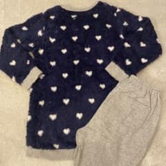 もこもこ　冬用パジャマ　130のサムネイル